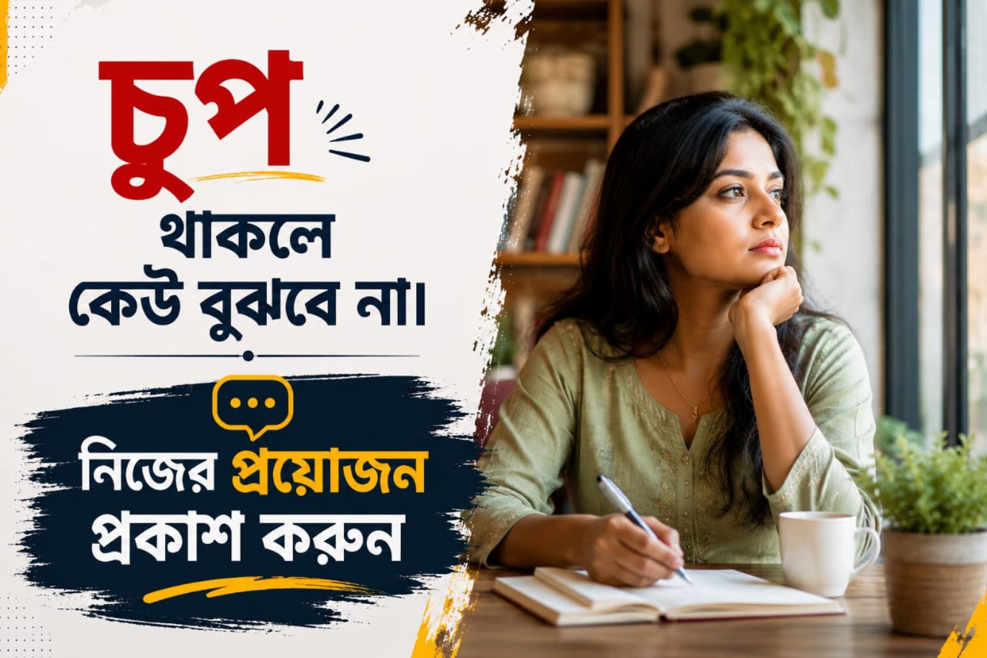 চুপ থাকলে কেউ বুঝবে না, নিজের প্রয়োজন প্রকাশ করতে শিখুন